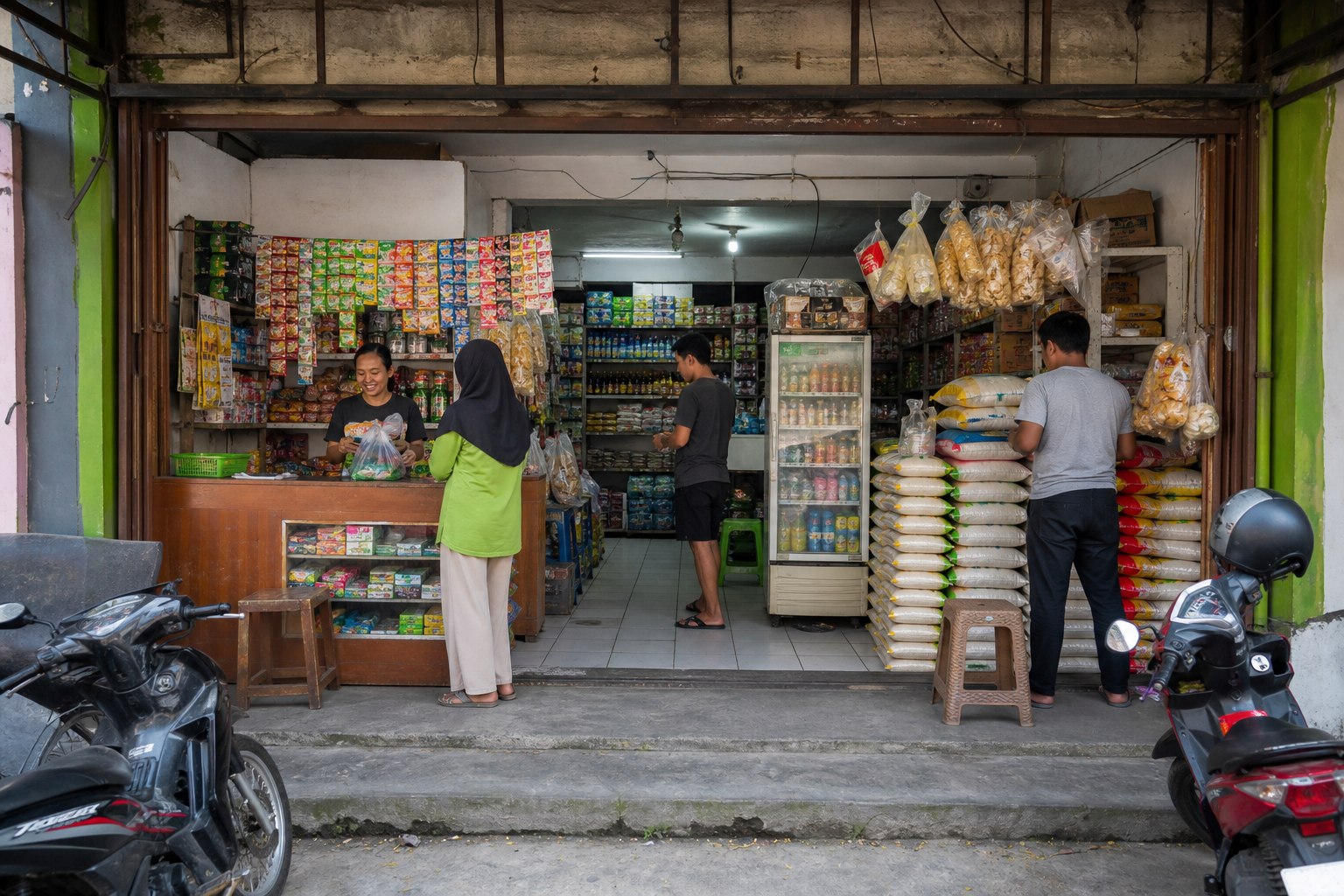 Contoh nyata Toko Kelontong di Indonesia